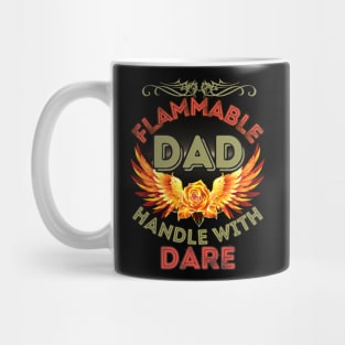 Flammable Dad - Dad Birthday Mug